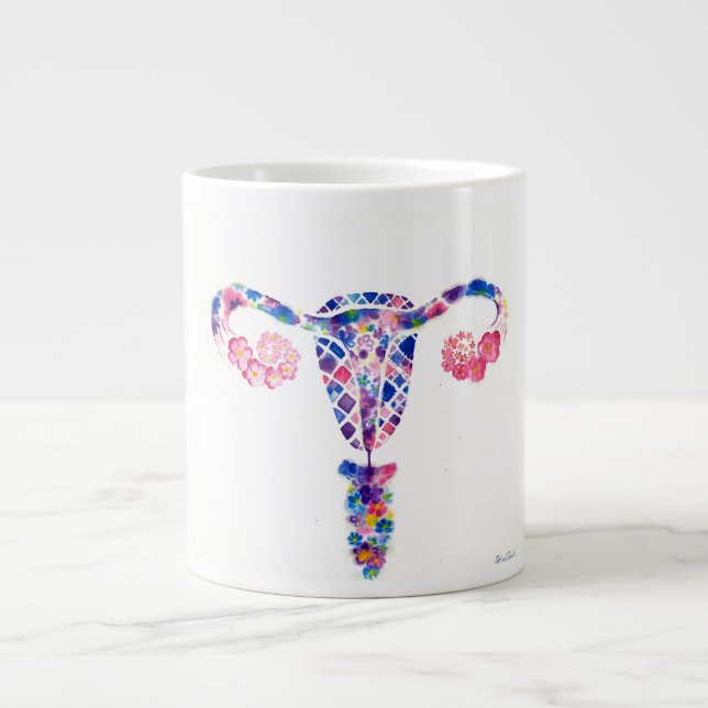 Uterus Giant Coffee Mug (Front)