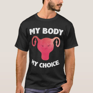 Uterus Middle Finger Pro Choice Stop Bans My Body T-Shirt