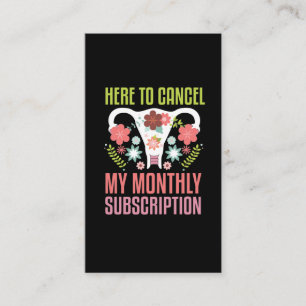 Uterus Removal Surgery support Hysterectomy Business Card