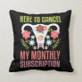 Uterus Removal Surgery support Hysterectomy Throw Pillow
