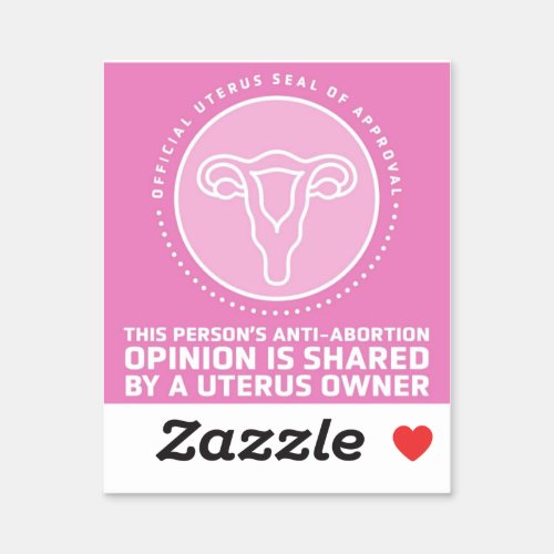 uterus seal of approval sticker