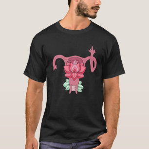 Uterus Shows Middle Finger Feminist Feminism T-Shirt