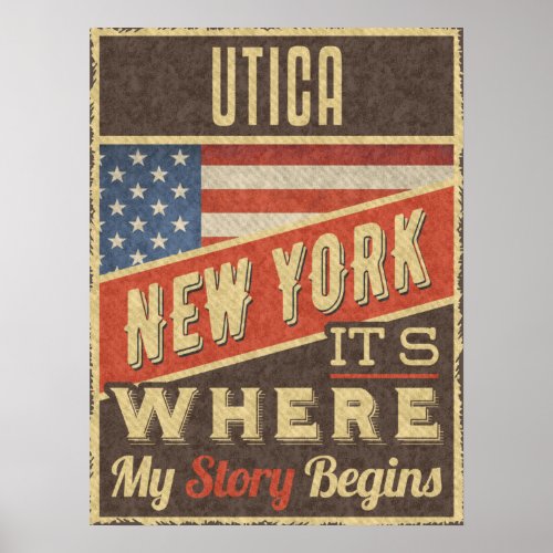 Utica New York Poster
