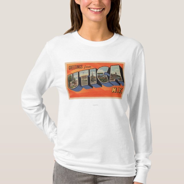 Utica, New YorkLarge Letter ScenesUtica, NY T-Shirt (Front)