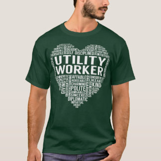 Utility Worker Heart T-Shirt