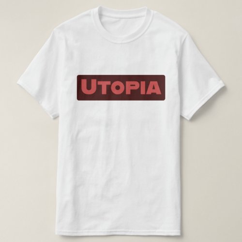 Utopia white T_Shirt