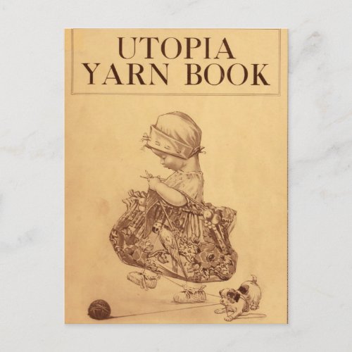 Utopia Yarn Book Postcard