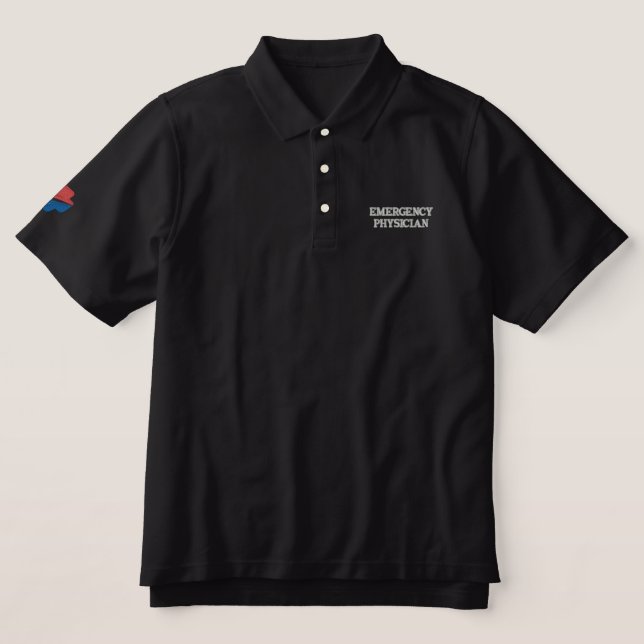 UTOPIAN PHYSICIAN EMBROIDERED POLO SHIRT (Design Front)