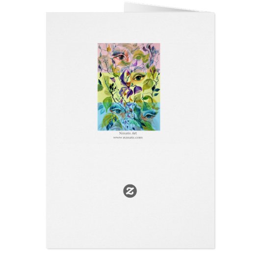 Utopian Psychedelic Surreal Eyes Design (Back)