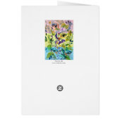 Utopian Psychedelic Surreal Eyes Design Cards (Back)