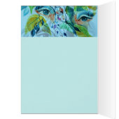 Utopian Psychedelic Surreal Eyes Design Cards (Inside (Left))