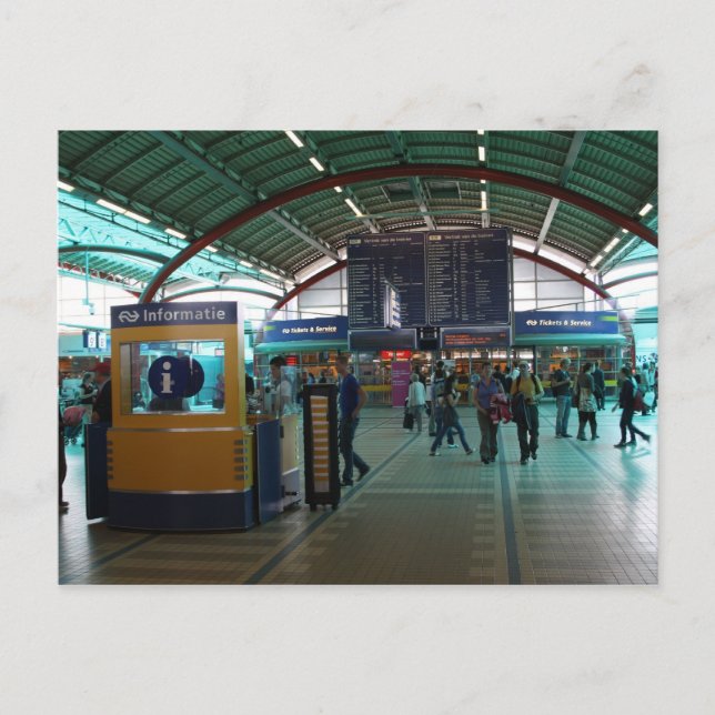 Utrecht Central Station Postcard (Front)