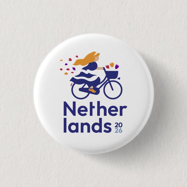 Utrecht Netherlands 2026 International Convention  Button (Front)
