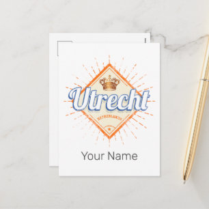 Utrecht Netherlands City Dutch Vintage Souvenir Holiday Postcard