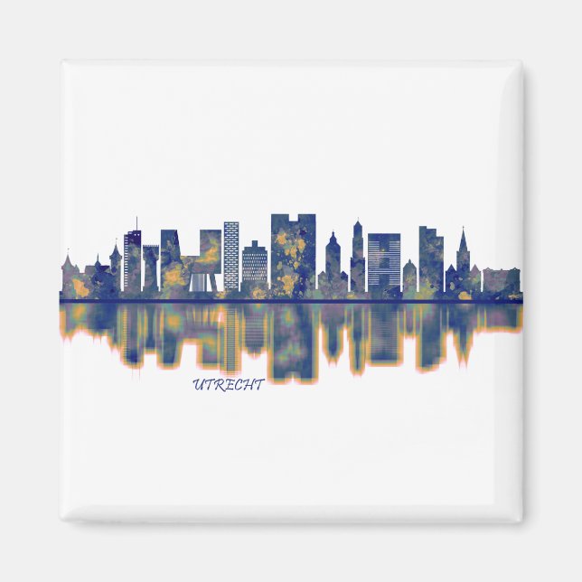 Utrecht Skyline Magnet (Front)