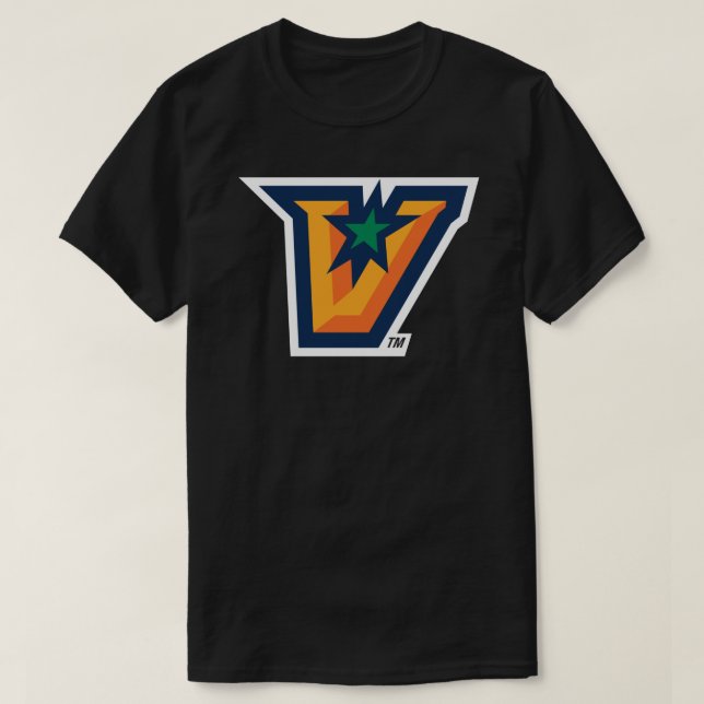 UTRGV Vaqueros Sticker T-Shirt (Design Front)