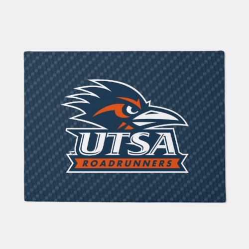 UTSA Carbon Fiber Pattern Doormat