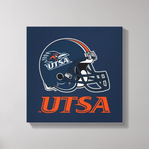 UTSA Football Helmet Canvas Print