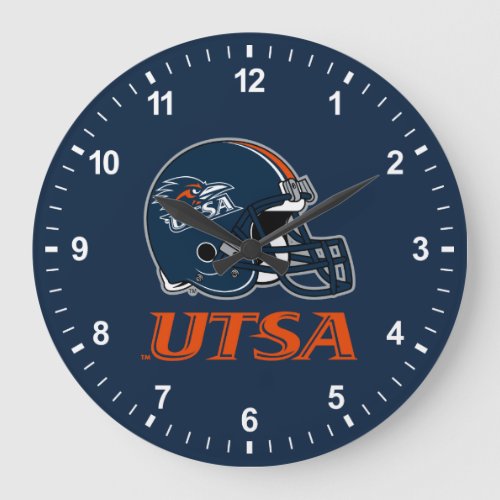 UTSA Football Helmet Large Clock