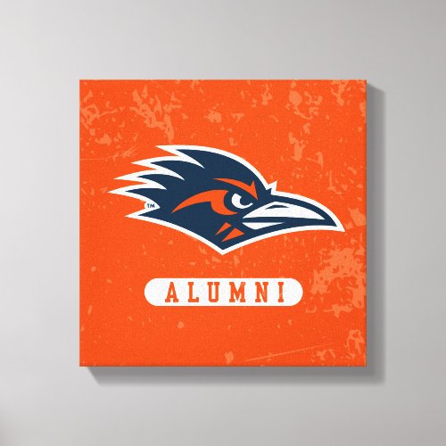 UTSA Logo Alumni Distressed Canvas Print