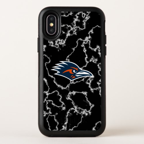 UTSA Logo Black Marble OtterBox Symmetry iPhone X Case