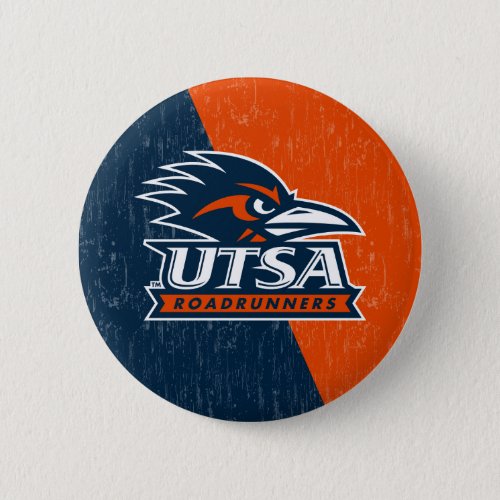 UTSA Logo Color Block Distressed Button