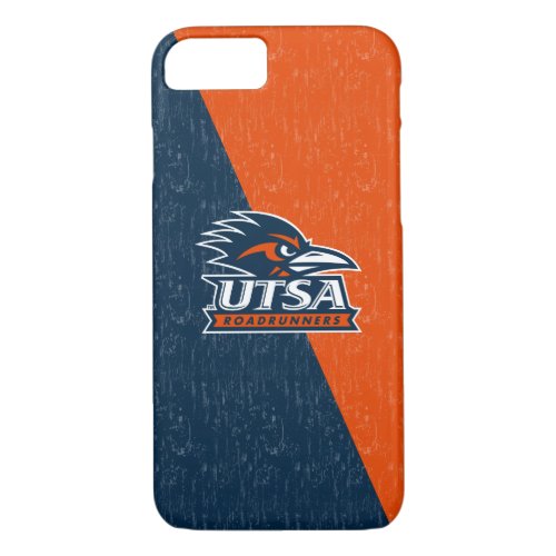 UTSA Logo Color Block Distressed iPhone 87 Case