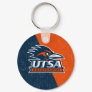 UTSA Logo Color Block Distressed Keychain
