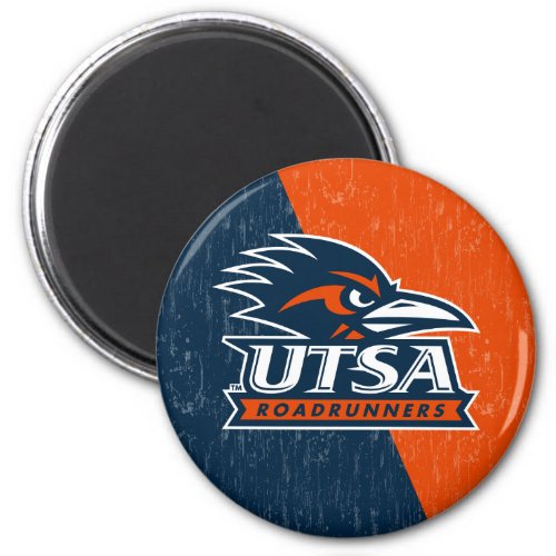 UTSA Logo Color Block Distressed Magnet