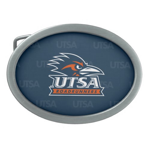 UTSA Logo University Watermark Belt Buckle