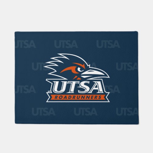 UTSA Logo University Watermark Doormat