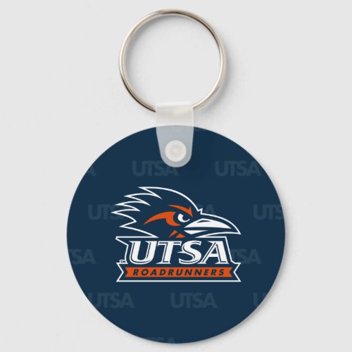 UTSA Logo University Watermark Keychain