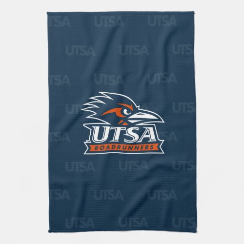 UTSA Logo University Watermark Kitchen Towel