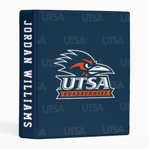 UTSA Logo University Watermark Mini Binder