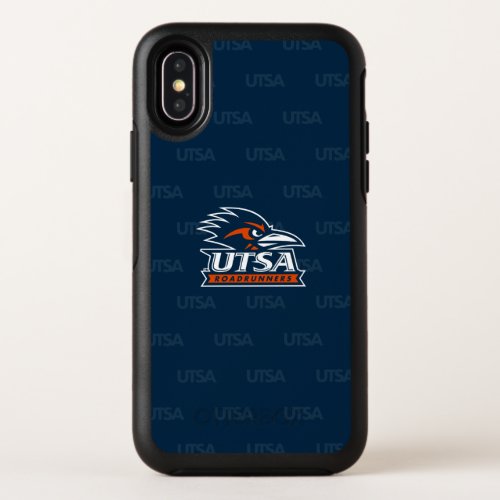 UTSA Logo University Watermark OtterBox Symmetry iPhone X Case