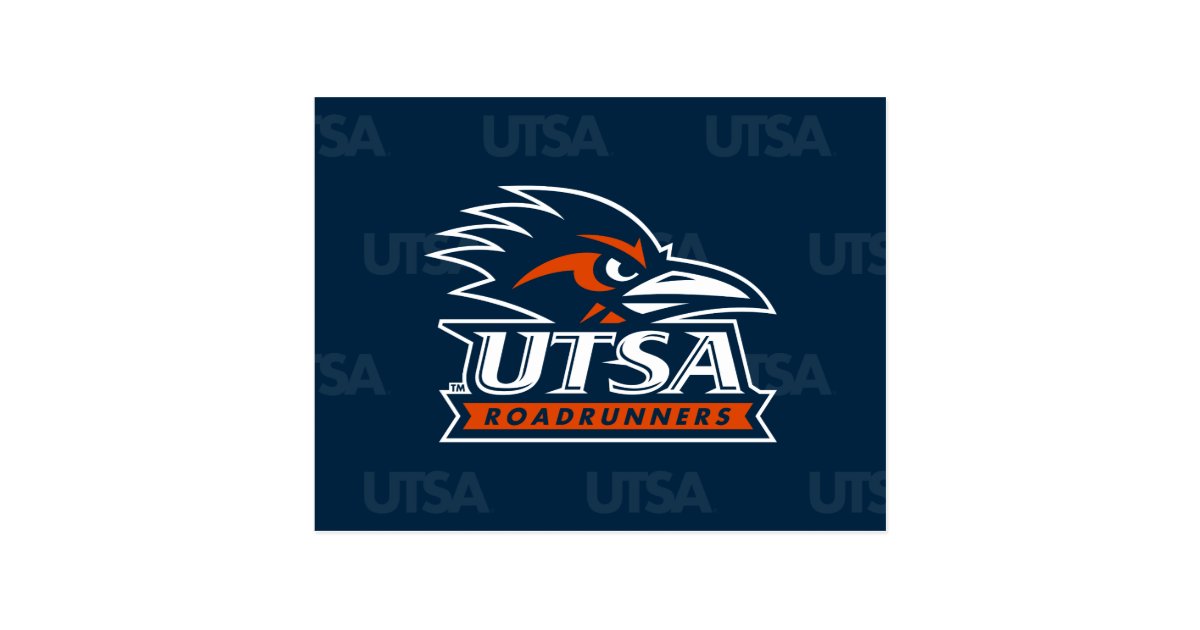 UTSA Logo University Watermark Postcard | Zazzle.com