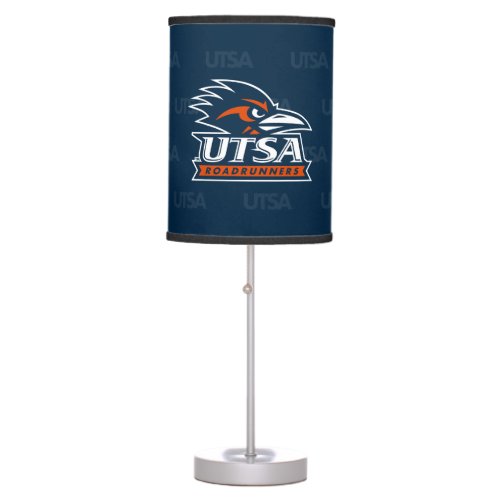 UTSA Logo University Watermark Table Lamp