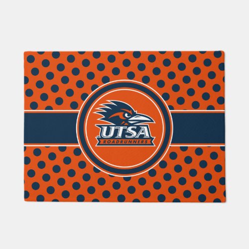 UTSA Polka Dot Pattern Doormat