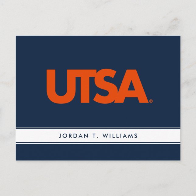 UTSA POSTCARD (Front)