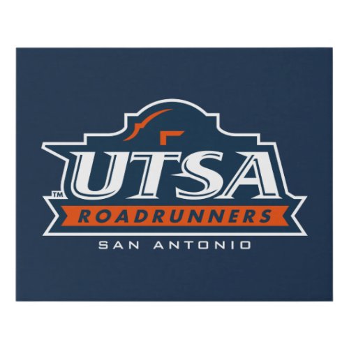 UTSA Roadrunners Faux Canvas Print