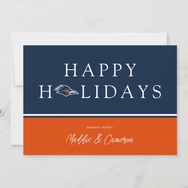 UTSA Roadrunners Holiday Spirit Announcement (Front)