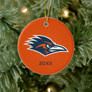 UTSA Roadrunners Holiday Spirit Ceramic Ornament