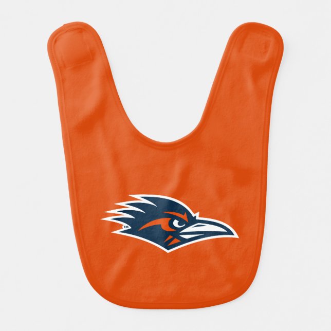 UTSA Roadrunners Logo Baby Bib (Front)