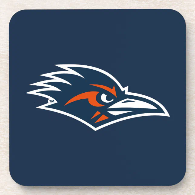 UTSA Roadrunners Logo Beverage Coaster | Zazzle