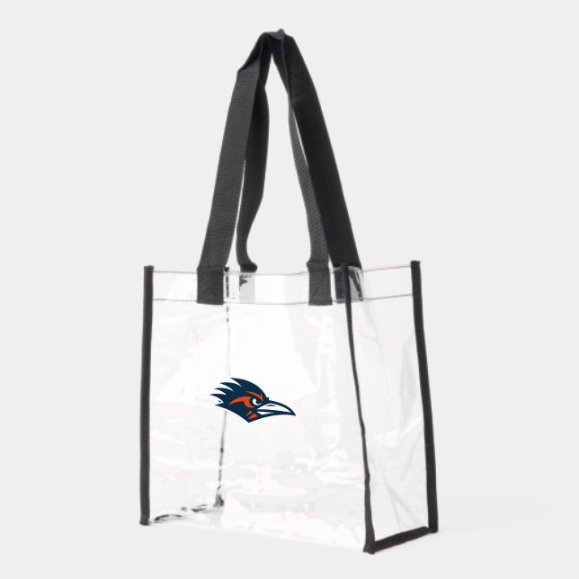 UTSA Roadrunners Logo Clear Tote Bag (Left)