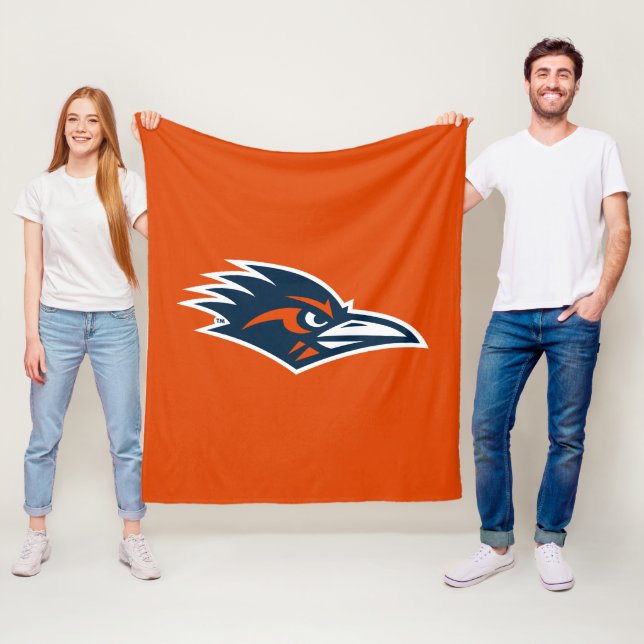 UTSA Roadrunners Logo Fleece Blanket (In Situ)