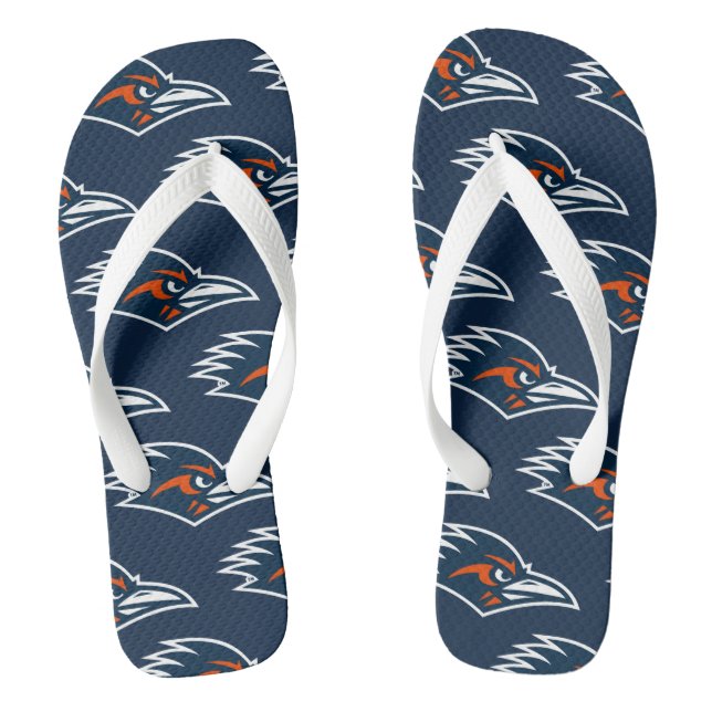 UTSA Roadrunners Logo Flip Flops (Footbed)