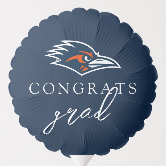 UTSA Roadrunners Logo Graduation Balloon (Back)