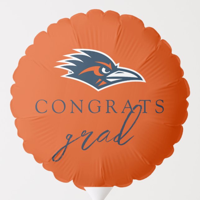 UTSA Roadrunners Logo Graduation Balloon (Back)