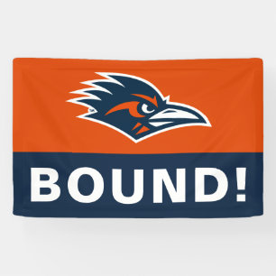 UTSA Roadrunners Logo Graduation Banner